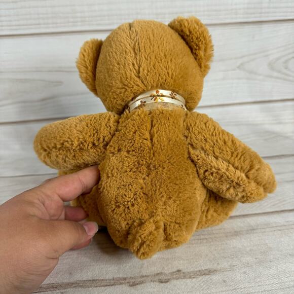Tan Brown Teddy Bear Stuffed Animal - 13" Long - Picture 3 of 4